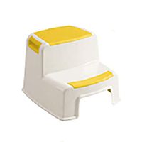 Plastic Padded Bathroom Toilet Foot Step Stair Stool, Children Bench Double Shoe Bench 33 * 35 * 14cm Independent Flow Assist (Color : C)