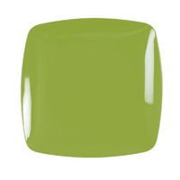 Renaissance 5.5" Rounded Square China-Like Plates (Case of 120) Color: Green
