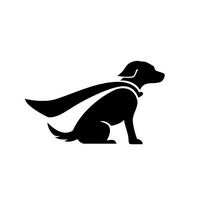 Superdog Vinyl Decal Sticker dog pet animal cute (BLACK)