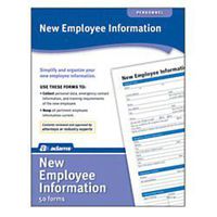 Adams New Employee Information Forms