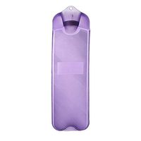 Hot Water Bottle Long 2L Long Strip Tubular Warm Hands Foot Same As Pillow Relief Pain PVC Warm Water Bag,Purple
