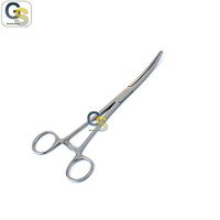G.S LOT OF 3 PCS STAINLESS STEEL ROCHESTER PEAN HEMOSTAT FORCEPS 5.5" CURVED ECONOMY GRADE
