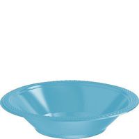 12oz Plastic Bowls | 20ct (Caribbean Blue)
