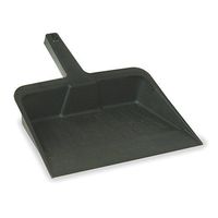 HUB City Industries 65-3 Dust Pan, Hd Plastic Dust Pan, 12" Wide