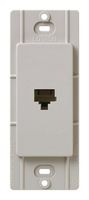 Lutron SC-PJ-TP Satin Colors Phone Jack, Taupe
