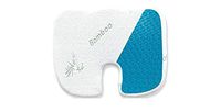 3COFIT Orthopedic Gel Seat Sciatica Pillow - Non-Slip Memory Foam Bamboo Cushion - Provides Relieve Coccyx, Tailbone & Back Muscle Pain - Great for Office Chair, Car Seat, Wheelchair, Patio Chair