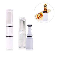 TXIN 30 Pieces Reusable Cigarette Filter Tips Tubes Tar Tobacco Filters, with 1 Random Color Cigarette Ring Holder, Individual Package