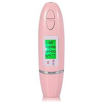 WMC 0~99.9% Skin Analyzer Precision 2 Colors Digital LCD Display Facial Body Oil Tester Handheld,Pink