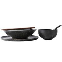 BLWX - Japanese combination dish plate set combination eating home creative star bowl-5 combination selection bowl (Size : 5 pieces)