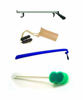 4 Piece Hip Kit with 32� Aluminum Reacher, Shoehorn, Formed Handle Sock Aid & Bath Sponge # 2286T