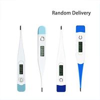 Portable Smart Thermometer Replaceable for Fever Child Adult Baby Oral Rectal Underarm Temperature Thermometer Use Through Button Battery