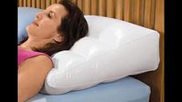 Inflatable Pillow Graduated High, Wedge, Vinyl - Color White, Amazing for Head, Legs, Back