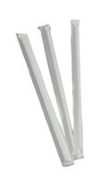 Perfect Stix Paper Drinking Straws Wrapped Giant. 8 Inches in Length. Thickness 7.5mm.