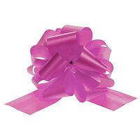 Gift Bows Large 8" Magenta Pull Bows 50 Per Case