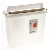 SWD85121 - Covidien Biohazard Sharps Containers By Covidien,Clear,5 Quart