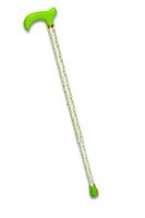 Water Lilly Finish Adjustable Fashion Walking Cane with Wooden Handle