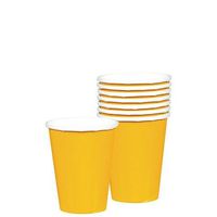 9 Oz Paper Cups | 20ct (Yellow Sunshine)