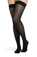 SIGVARIS Women’s Style Medium Sheer 750 Closed Toe Thigh-Highs w/Grip Top 20-30mmHg