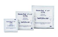 3" x 3" First Aid Sterile Gauze Pads (2 Boxes - 25 Pads per Box) - AB-266-6-54