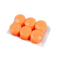 SUPVOX 3 Pairs Silicone Earplugs Water Swimming Ear Plugs Sleep Noise Reducing Ear Plugs (Orange)