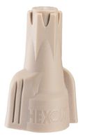 Gardner Bender 16-1H1L Hex-Lok Ultra Tan, H1, Large Jar 400/Jar Wire Connector, 400 Pack, 400