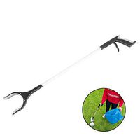 Grabber Reacher, Litter Picker Rust-Proof Light Weight 90° Rotating Gripper Long Arm Helping Hand Tool(32.5inch Length)