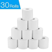 30 Rolls Toilet Paper, 4-Ply Embossed Toilet Paper Rolls,Soft Jumbo Rolls Commercial, Home Kitchen Toilet Tissue, Soft, Strong and Highly Absorbent Hand Towels for Daily Use