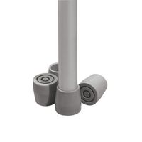 Medline G01202 Guardian Utility Tips, Gray, 1 Inch