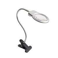 Wesoky Portable Adjustable Clip Magnifier Reading Magnifier With LED Lights Magnifiers