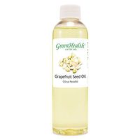 Grapefruit Seed Oil - 4 fl oz (118 ml) Plastic Bottle w/Cap - 100% Pure Carrier Oil - GreenHealth
