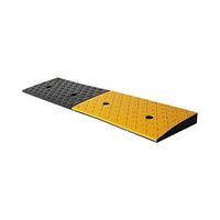 Low Slope Triangular Pad, rampa scorrimento Gomma，sedia a rotelle auto da Skateboard rampa di sicurezza del traffico per roulotte (dimensioni: 98 22 4 cm)
