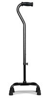 Lumex 6130A-1 Bariatric Quad Cane, Silver Vein