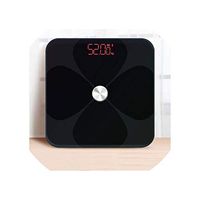 Bathroom Weight Scales Floor Body Fat Weighing Scale Body Scale Balance 20 Index,Black