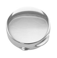 Premium Hand Made Italian Round Sterling Silver Engravable Pillbox