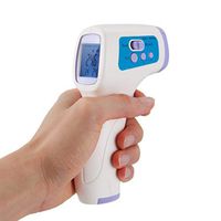 Forehead Thermometer Digital Infrared Thermometer Non-Contact Digital Thermometer for Baby Kids Adult, White & Blue