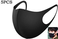 HIYUTOY 5 PCS Disposable Face Másk 5Ply Ear Loop, Activated Carbon Unisex Dust Másk Cover,Comfortable Dustproof Másk Mouth Protection for Men Women