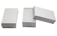 Cotton Filled jewelry Gift Box (White Swirl) 2.5"x1.5"x7/8" - #21 Pack Of 20