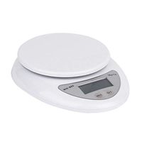 shlutesoy 5-150kg Digital Electronic Glass Bathroom Round Transparent Weighing Scale Tool