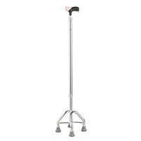 Fdit1 Metal Cane Walking Stick Crutches Telescopic U-Shaped Four-Leg Metal Cane Safety Walking Stick Cane for Elder Disability