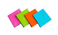 Party Essentials 2-Ply Square Beverage Napkins, 9-7/8" x 9-7/8",  Assorted Neon (Pack of 576)