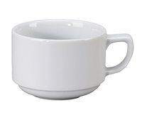 Vertex China AL-35 Alpine Demitasse Stacking Cup, 2-5/8", 4 oz, Bright White (Pack of 36)