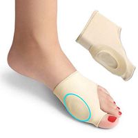 2 Pairs of Hallux valgus Foot Separator Gel analgesic Regulator Protector Straight Folding Finger Foot Care Tool