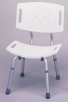 Bath Bench - Adjustable Bench with Back Suction Cup Tips Weight Capacity: 300 lbs