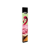 MightySkins Skin Compatible with Juul - Flamingo Ice Cream | Protective, Durable, and Unique Vinyl Decal wrap Cover | Easy to Apply, Remove, and Change Styles | Made in The USA
