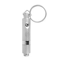 Stainless Steel Cigar Retractable Blade Punch with Key Ring by Park Lane (Brushed Silver)