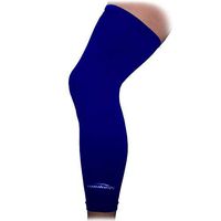 COOLOMG 1PCS Sport Football Basketball Cycling Stretch Leg Knee Long Sleeve, Navy/Blue, X-Large