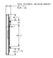 Elo E275050 Wall Mount for LCD/Plasma Panel - for Interactive Digital Signage Display, 3202L Infrared, Non Touch and More