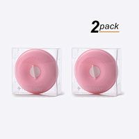 UpOne Pill Organizer Case -Pack of 2,Travel Moistureproof Portable Pill Case, Space-4 Small Pill Container Box for Purse or Pocket(Case Only) (Pink)