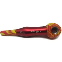Premium Smoking Pipe with Bowl - Advanced Technology Cough Less Tobacco Maze Pipe self Cools Smoke removes Resin & Tar smoothest Inhale Guaranteed - RED