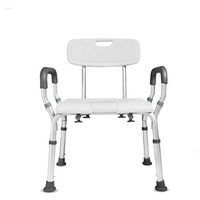 BINZHI Bathing Chair Home Mobile Toilet for Disabled Elderly Adult Pregnant Women, Product Bearing Weight 100kg Bedside Toilet (Color : White)